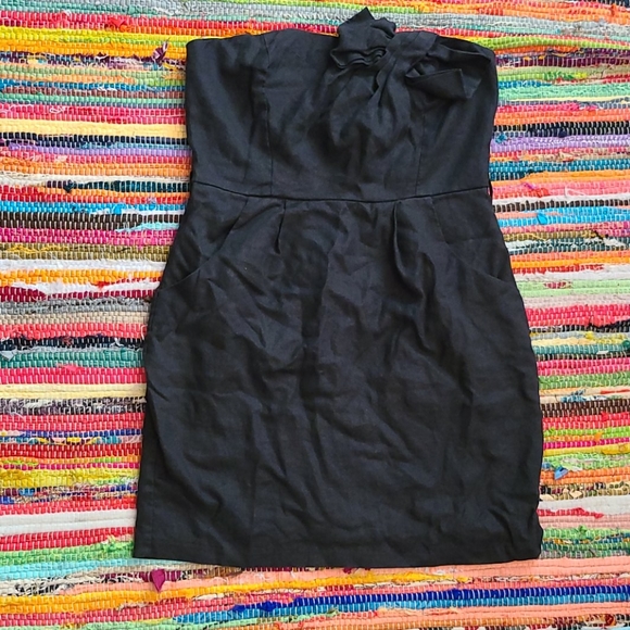 Pretty Good Dresses & Skirts - 🎈3 for $15🎈Linen Black strapless dress
